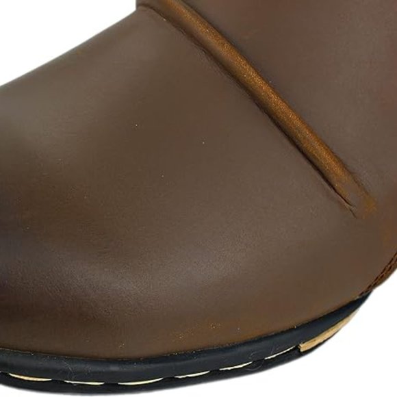 OSSTONE Men\'s Genuine Leather Chukka Cowboy Biker Boots main image 6